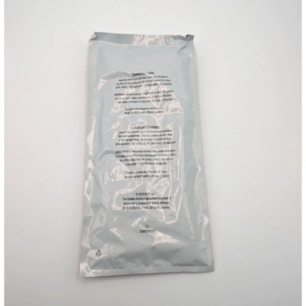McDonalds‎ Grinch Meal Socks 2025 NEW and UNOPENED